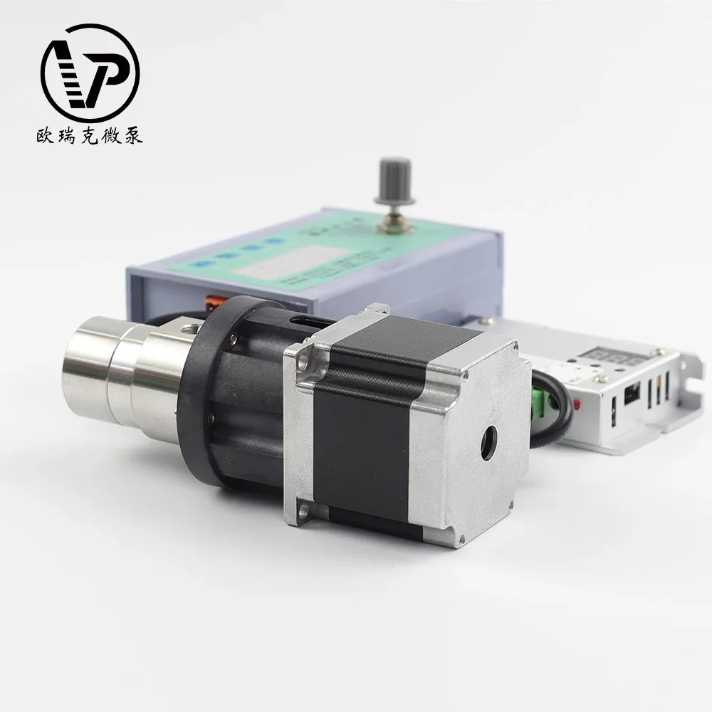 ステンレス鋼電磁駆動ギアポンプDC24V定流量マイクロギアウォーターポンプブラシレスケミカルギアポンプ