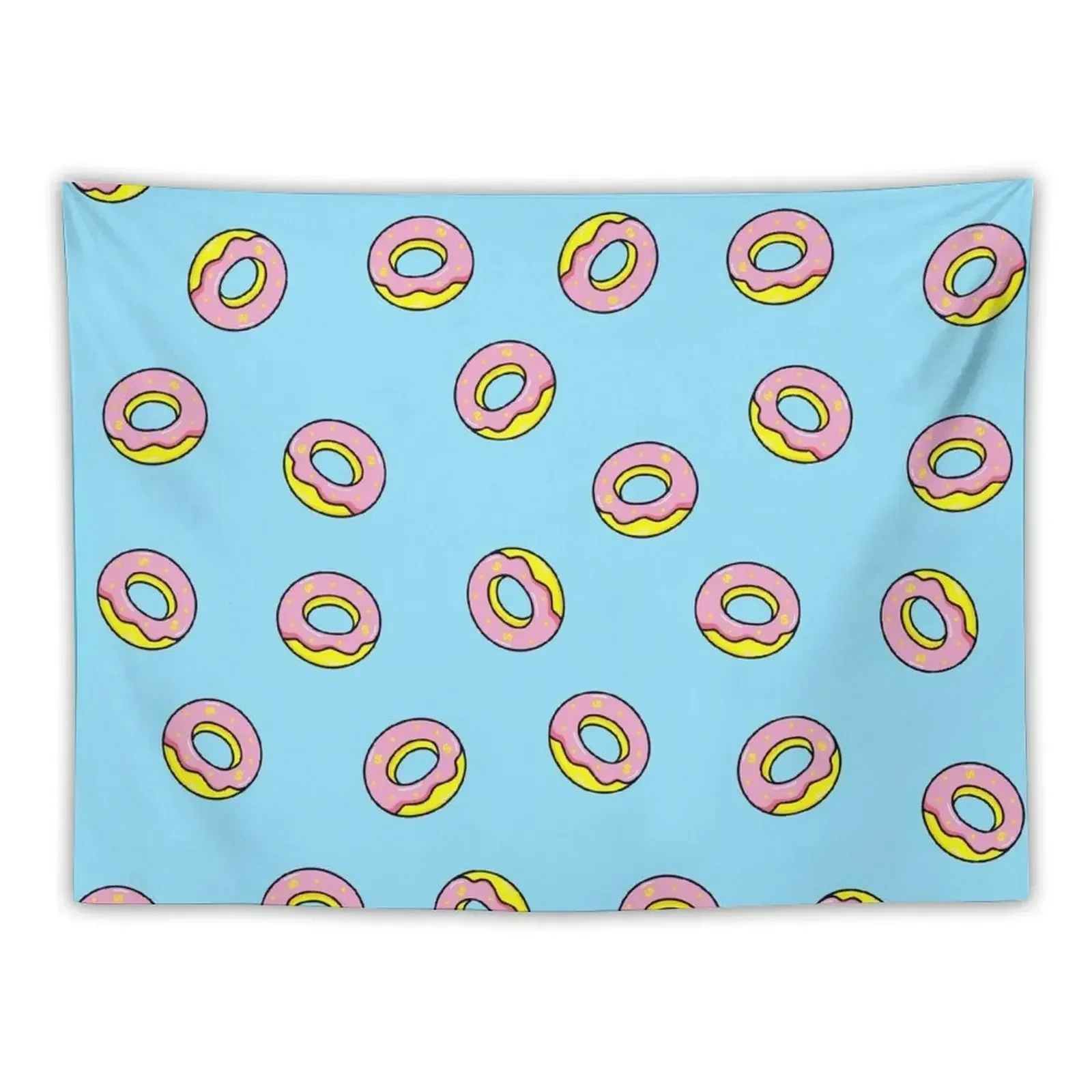 

Donuts Blue Tapestry Home Decorators Aesthetics For Room Decoration For Rooms Tapestry