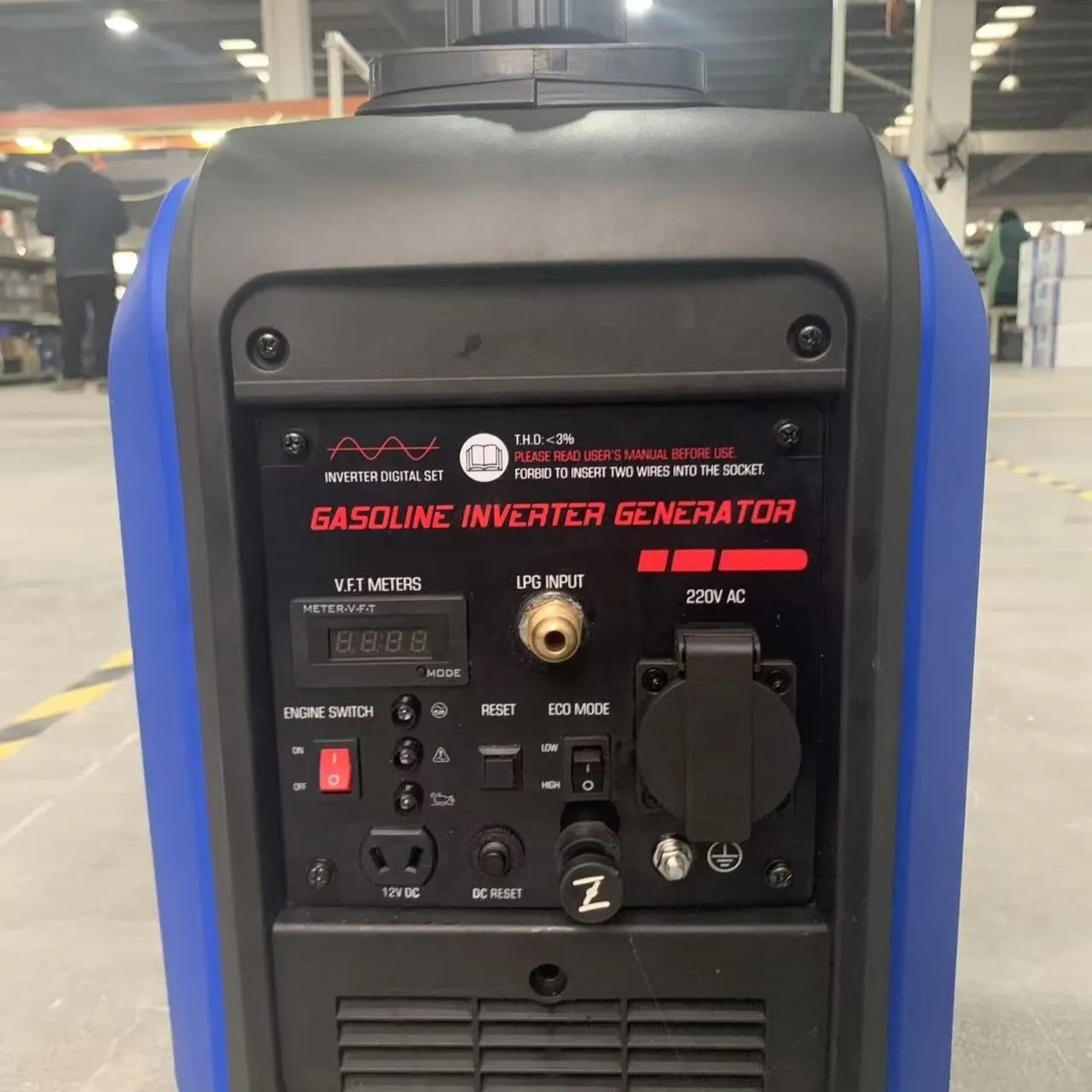 3.5 KVA Super Silent Dual Fuel Inverter Generator Single Phase Petrol LPG Power Station for Home RV Outdoor Camping Tool