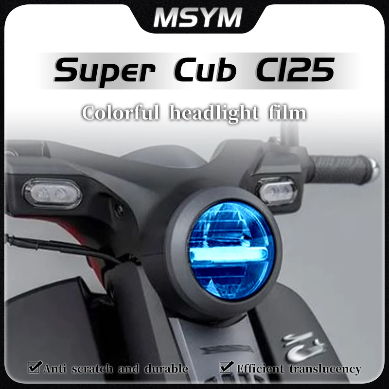 

For HONDA Super Cub C125 Headlight instrument film waterproof body protective film sticker film modified accessories