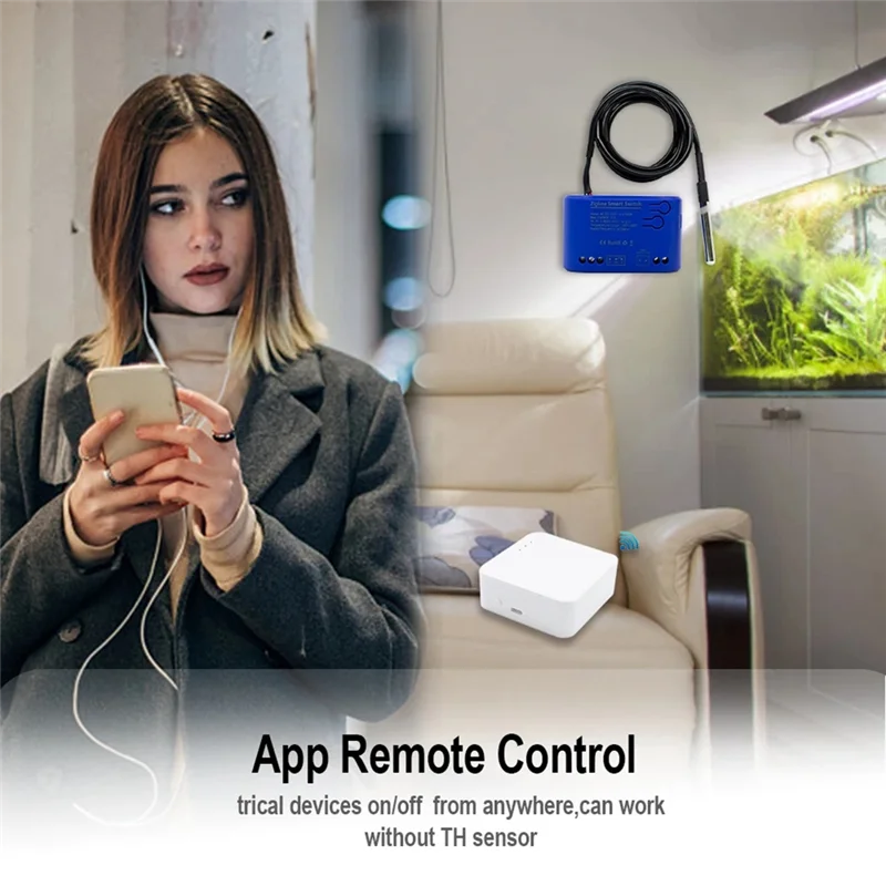 

Интеллектуальный переключатель REPLA-1 Gang Интеллектуальный переключатель температуры Умный переключатель с датчиком температуры