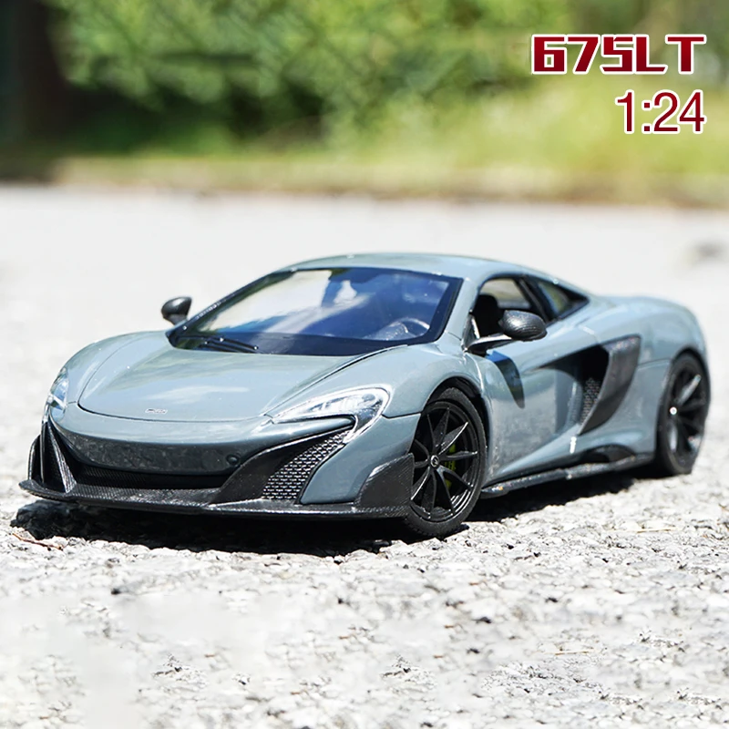 WELLY-McLaren 675LT Diecast لعبة سيارة ، نموذج مصغر لعبة سيارة ، مركبات سبيكة ، مقياس 1:24