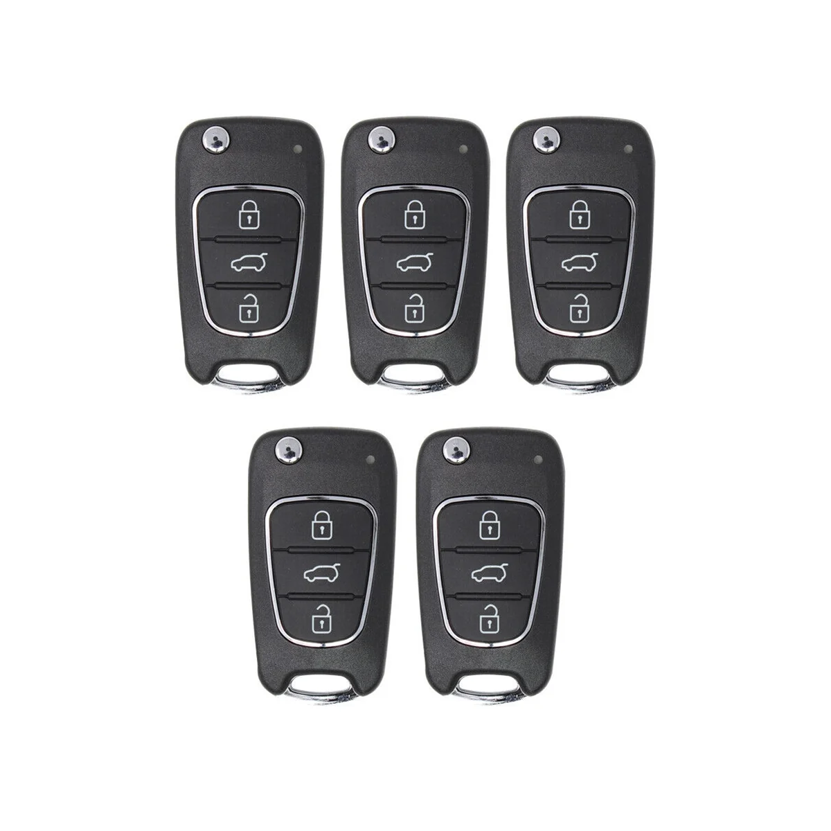 For Xhorse XKHY02EN Universal Wire Remote Key Fob 3 Buttons for Hyundai Type for VVDI Key Tool 5Pcs/Lot