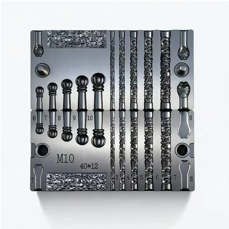 Kirin double-sided three-dimensional relief steel stamp pendant yellow jewelry processing steel mold hitting tool