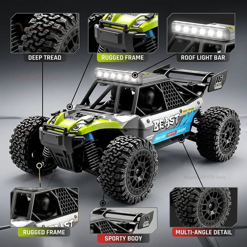 2026 New SG616 PRO 1:24 High Speed Drift Racing Car 30KM/H 4WD OffRoad Drift Remote Control Car SG616 Max Brushless Motor RC Car