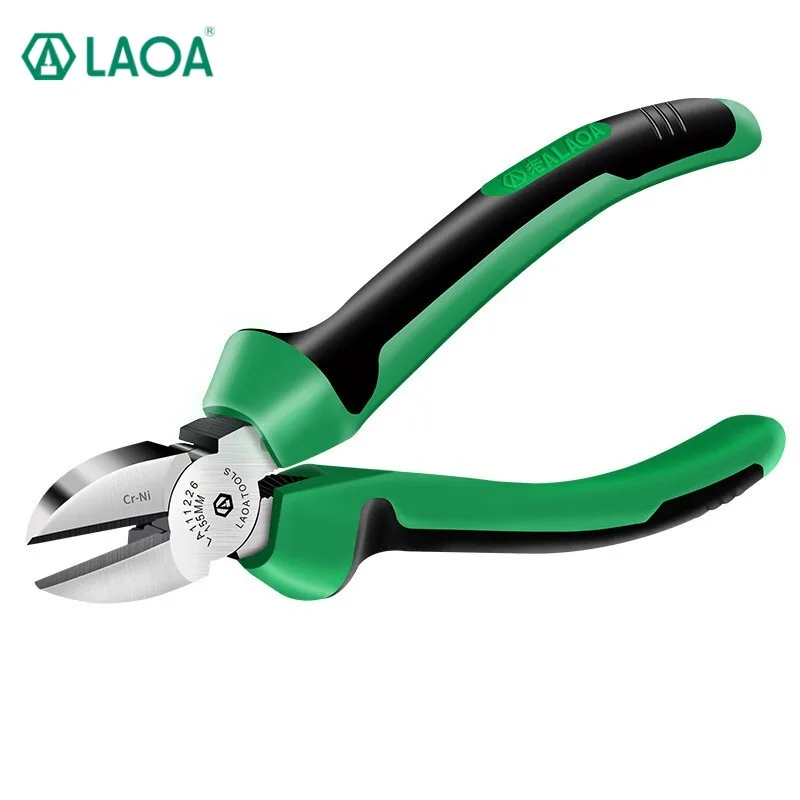 LAOA Cr-Ni Wire Cutter Cable Cutting Pliers Chrome-Nickel Cutter Diagonal Pliers Motorcycle Repair Tools