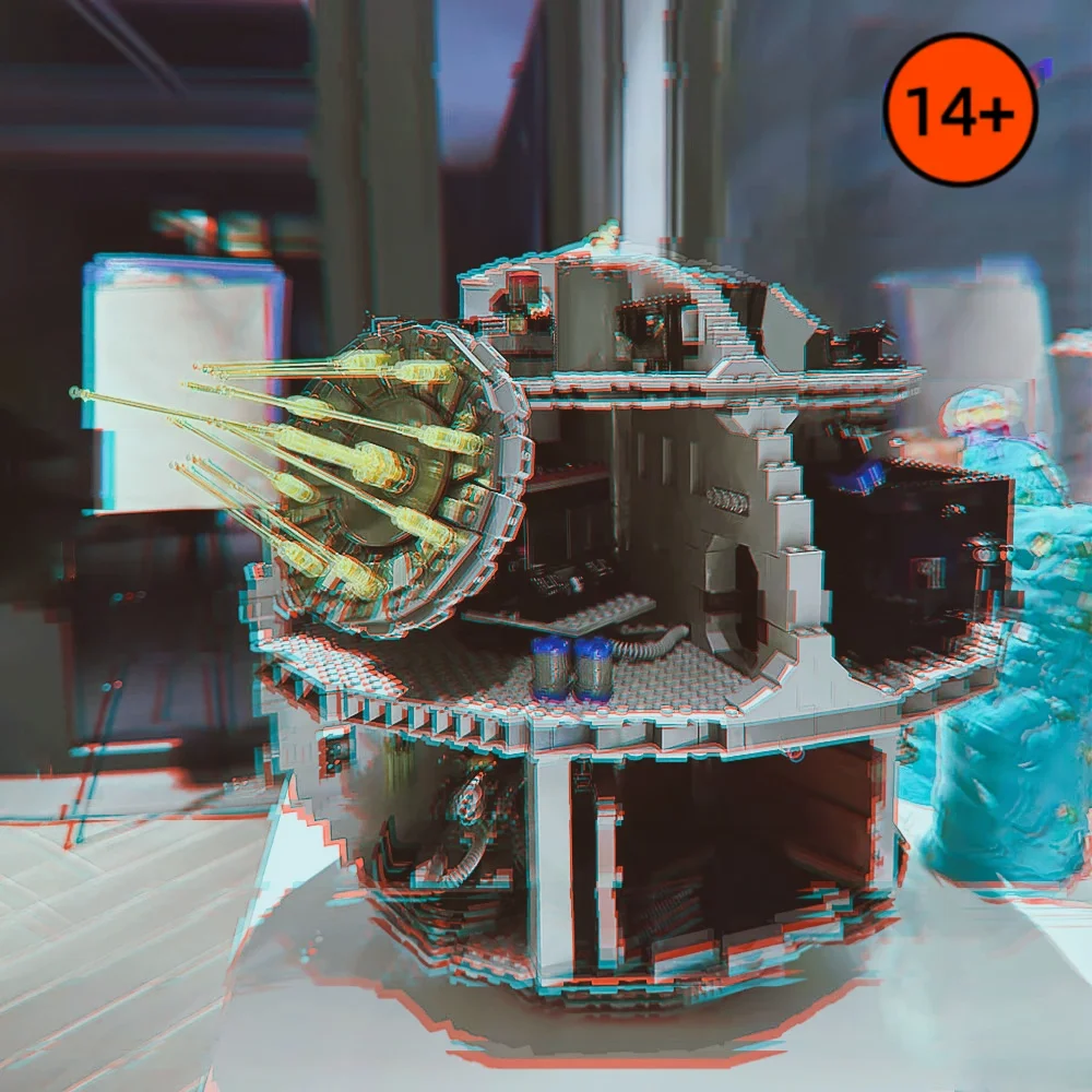 

IN STOCK UCS Galaxy Great Ultimate Empire Masterpiece DS-3 Battle III Station Model Ornament MOC-75159 Bricks Toy Birthday Gift