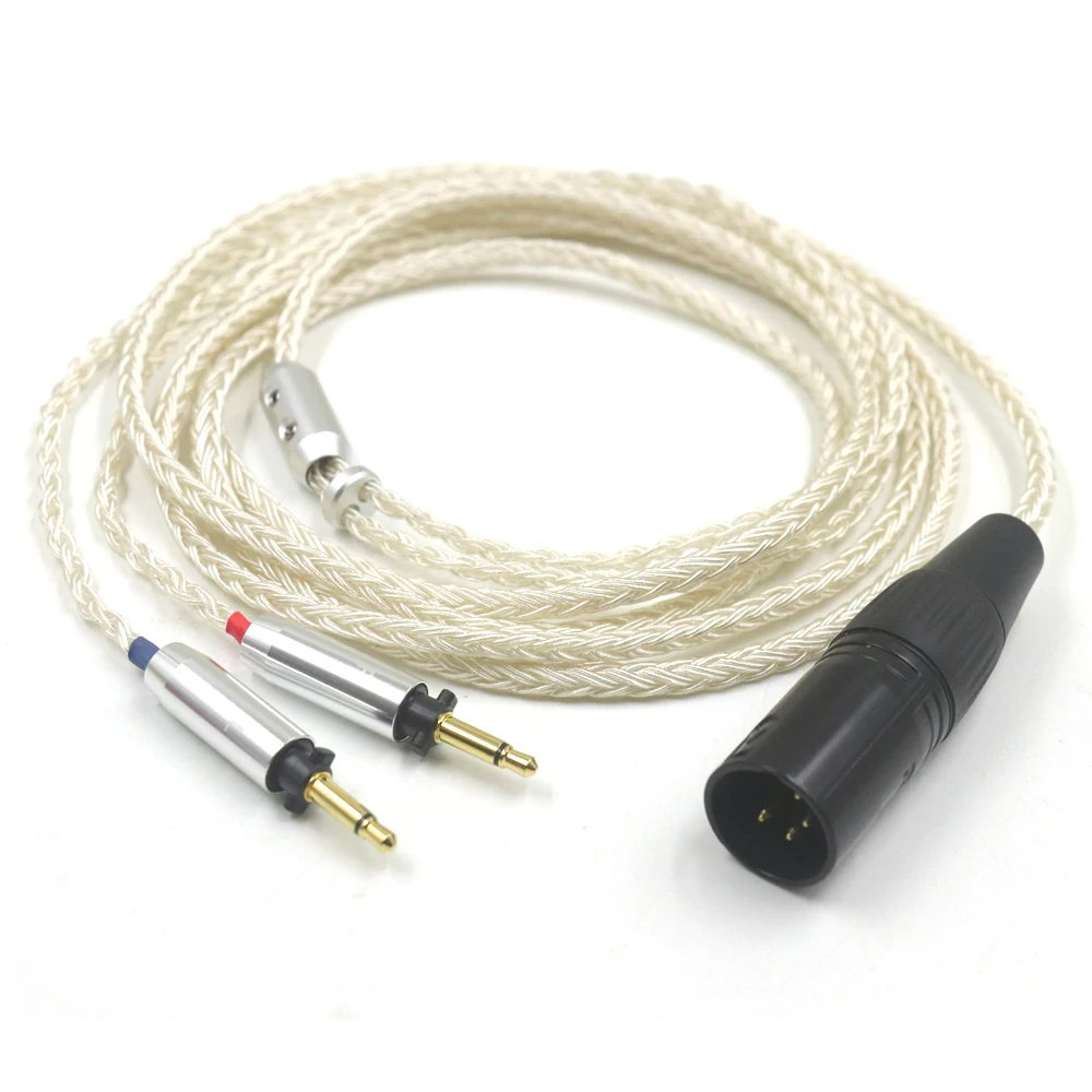 For Final SONOROUS IV VI VIII X Headphone Balance Cable 16 Core Silver Plated 2.5/3.5/4.4mm Headset Wire