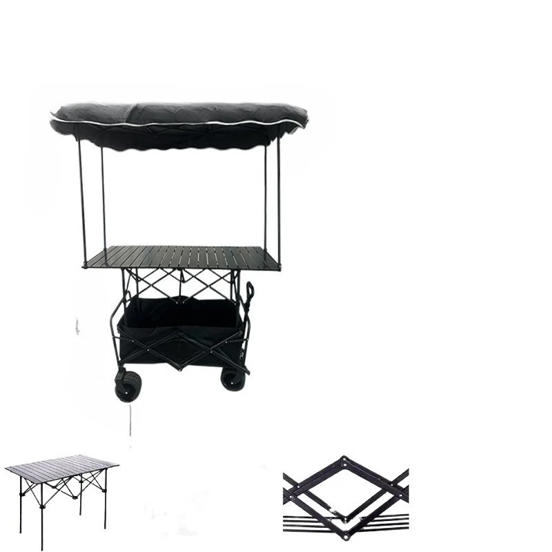 

Stall camper, detachable with awning, stall truck, portable