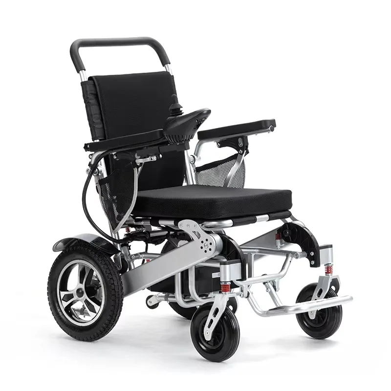 

2026 New Portable Lithium Battery Aluminum Alloy Electric Wheelchair Most Convenient Folding Adult Automatic Electric Wheelchair