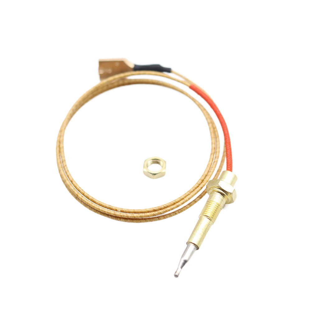 Gas Fireplace Cooker Thermocouple Griddle Stove Parts Temperature Sensor Burner Accessories Flame Fail Safe Wire 65cm