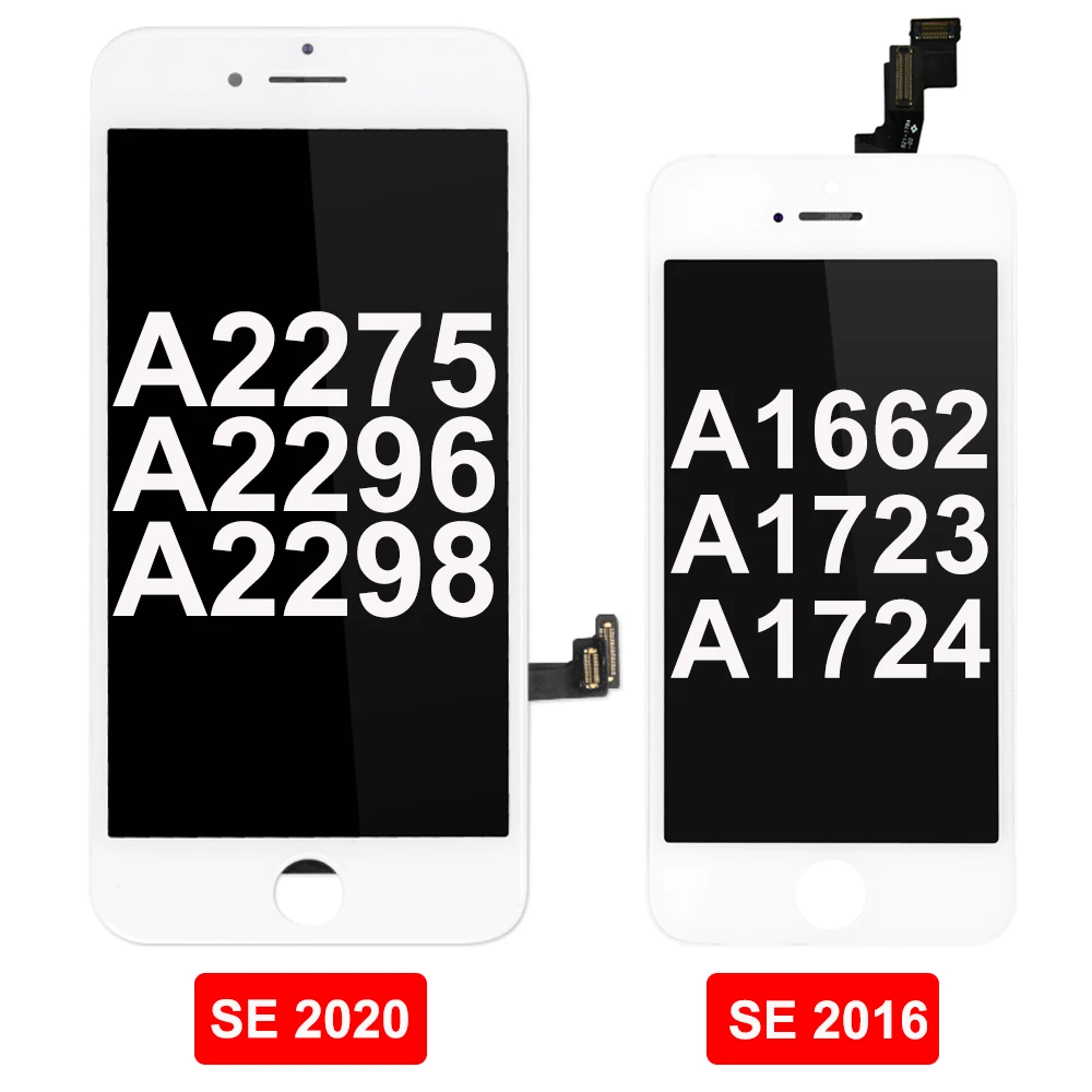 Screen For iPhone SE 2020 LCD SE2 Display Touch Screen For iPhone SE 2016 Display A1662 A1723 A1724 A2275 A2298 Replacement