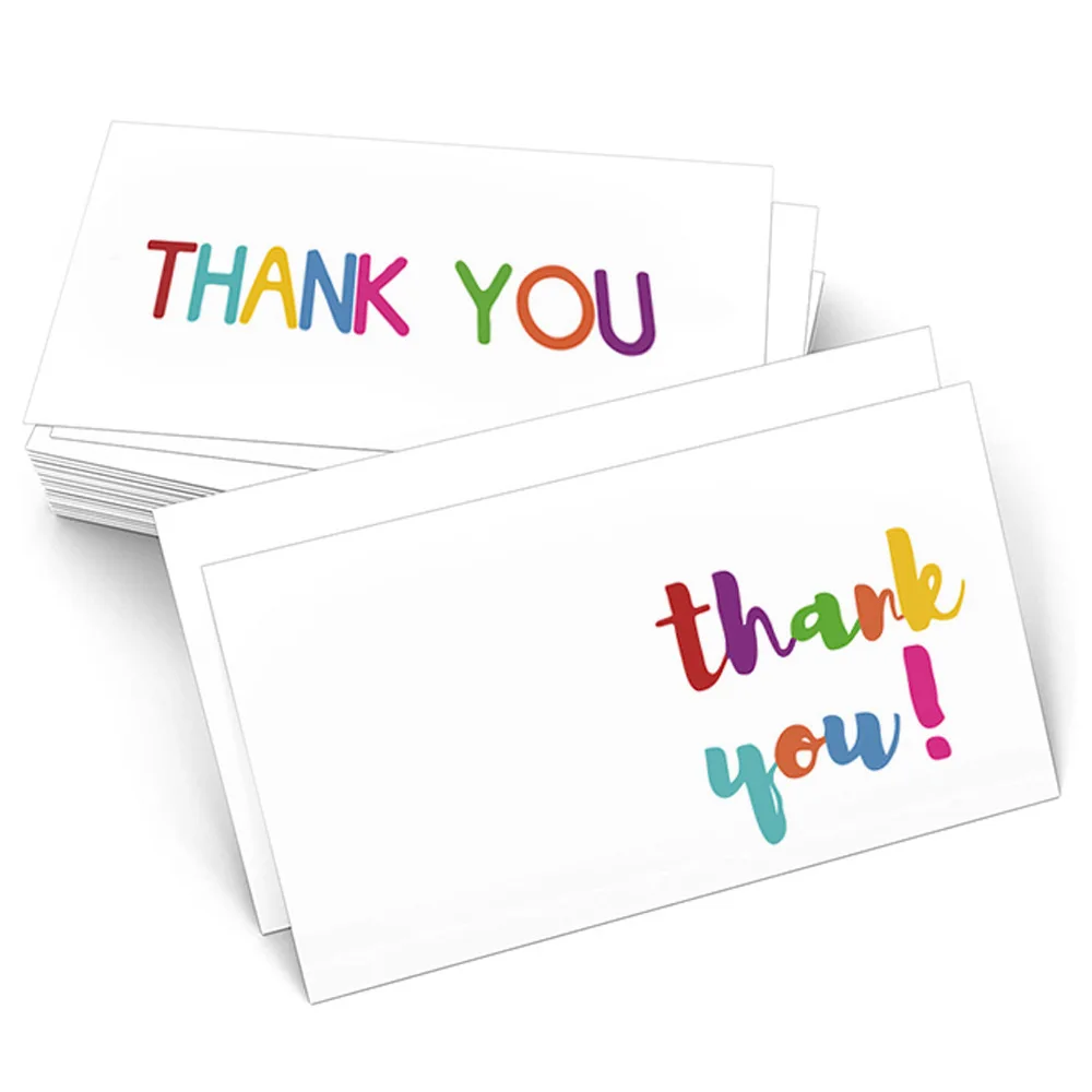 10-30pcs/lot Kraft Thank You Card Thank You For Your Order Cards Praise For Small Business Decor For Shop Gift Packet Postcard