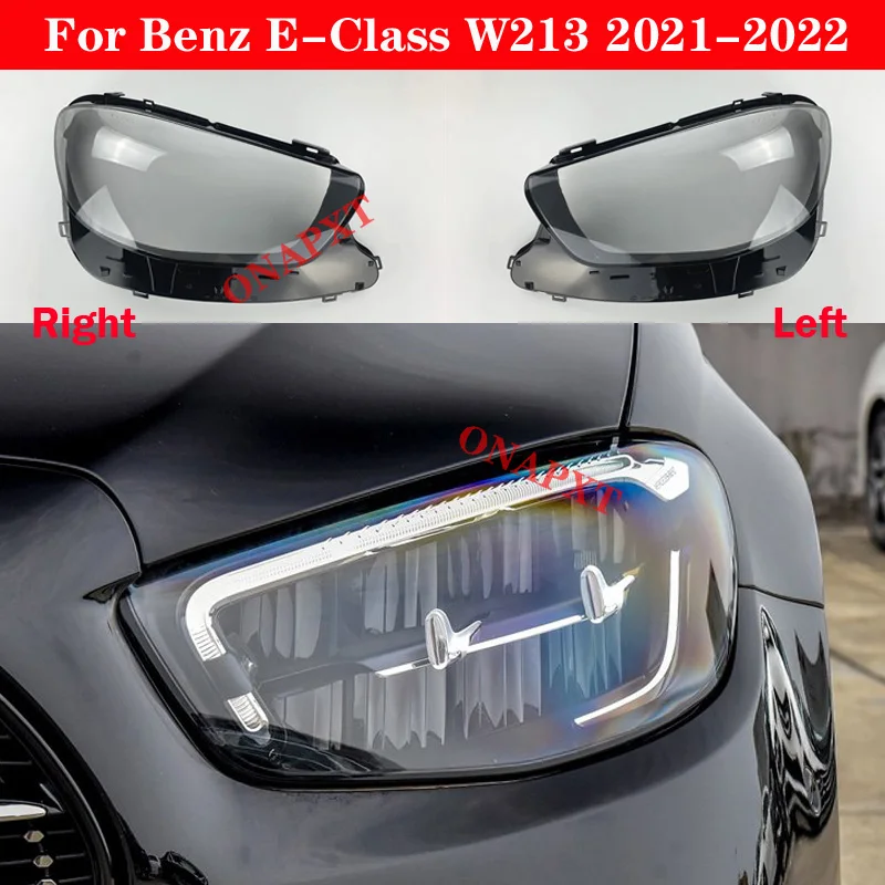 Auto Voor Mercedes-Benz E-Klasse W213 2021-2022 Koplamp Glas Koplamp Transparante Lampenkap Lamp shell Lens Cover