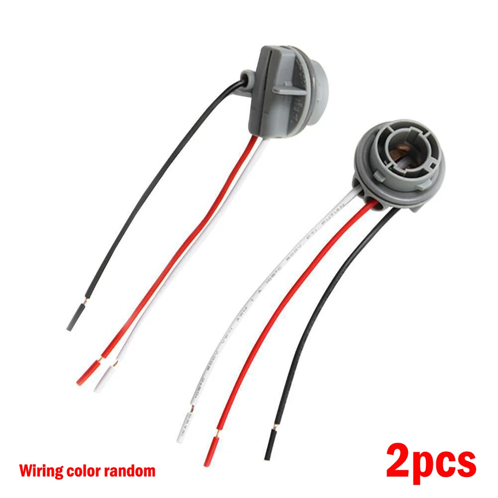 New Practical Quality Light Wiring Connector Bulb Holders LED Light Lamp Socket Turn Light 2pcs 1157 Car Wiring Connector