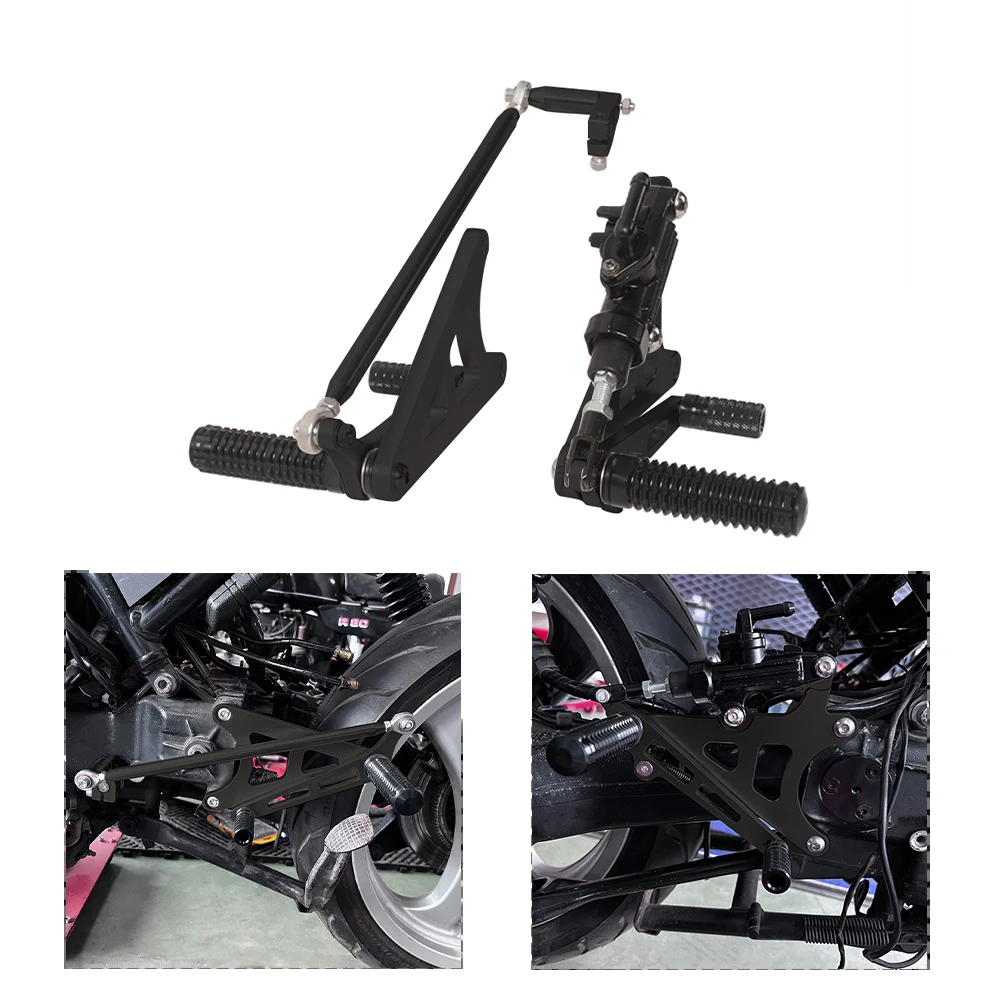 

For BMW K100 K1100 K75 K1 CNC Adjustable Motorcycle Rearset Footpeg Footrest Foot Peg Pedal