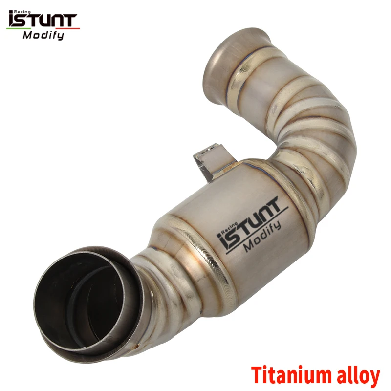 Slip On For KTM DUKE 790 890 Adventure R Rally KTM790 KTM890 2018-2024 Motorcycle Exhaust Middle Link Pipe Escape Moto Muffler
