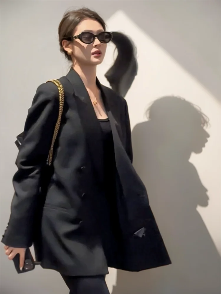 

Женский белый блейзер из шенилла, средний размер, с воротником-стойкой в британском стиле, плиссированный сзади, модный, молодежный, приталенный, дышащий, для повседневной носки