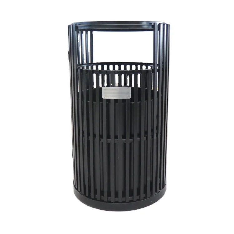 

For Outdoor Rust-resistant Easy-to-clean Dustbin Public Metal Recycling Bin Public Area Garbage Bin Factory Trash Can