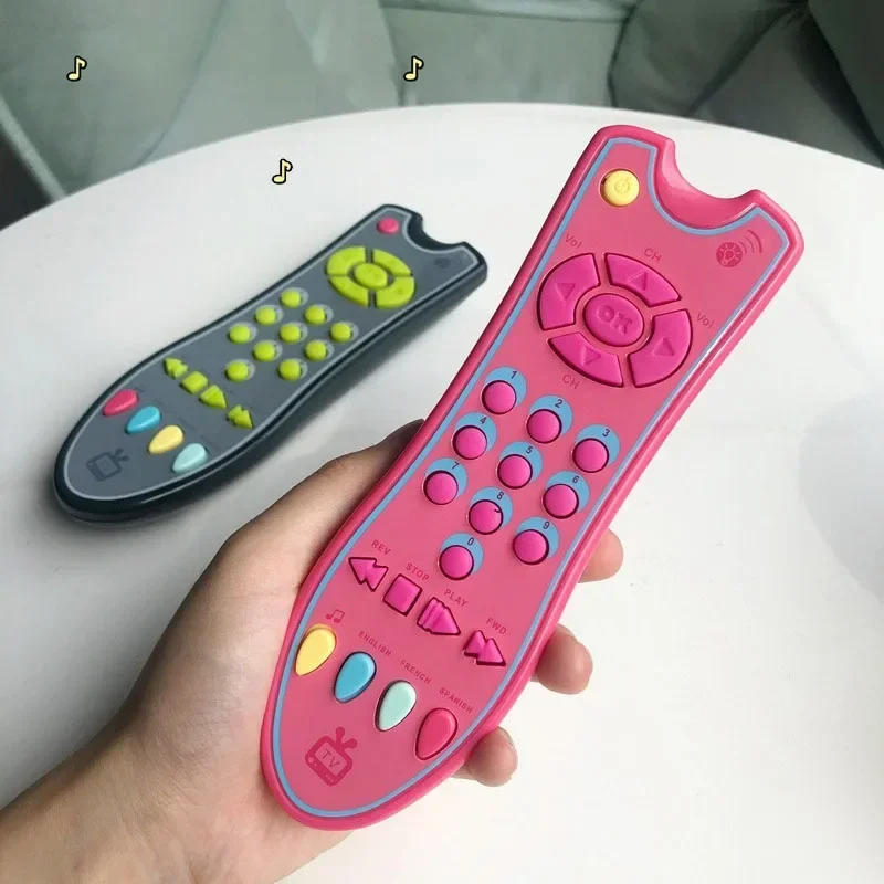 Music Mobile Phone TV Remote Control Baby Early Educational Toys Electric Numbers English Learning Toys Gift for Newborn