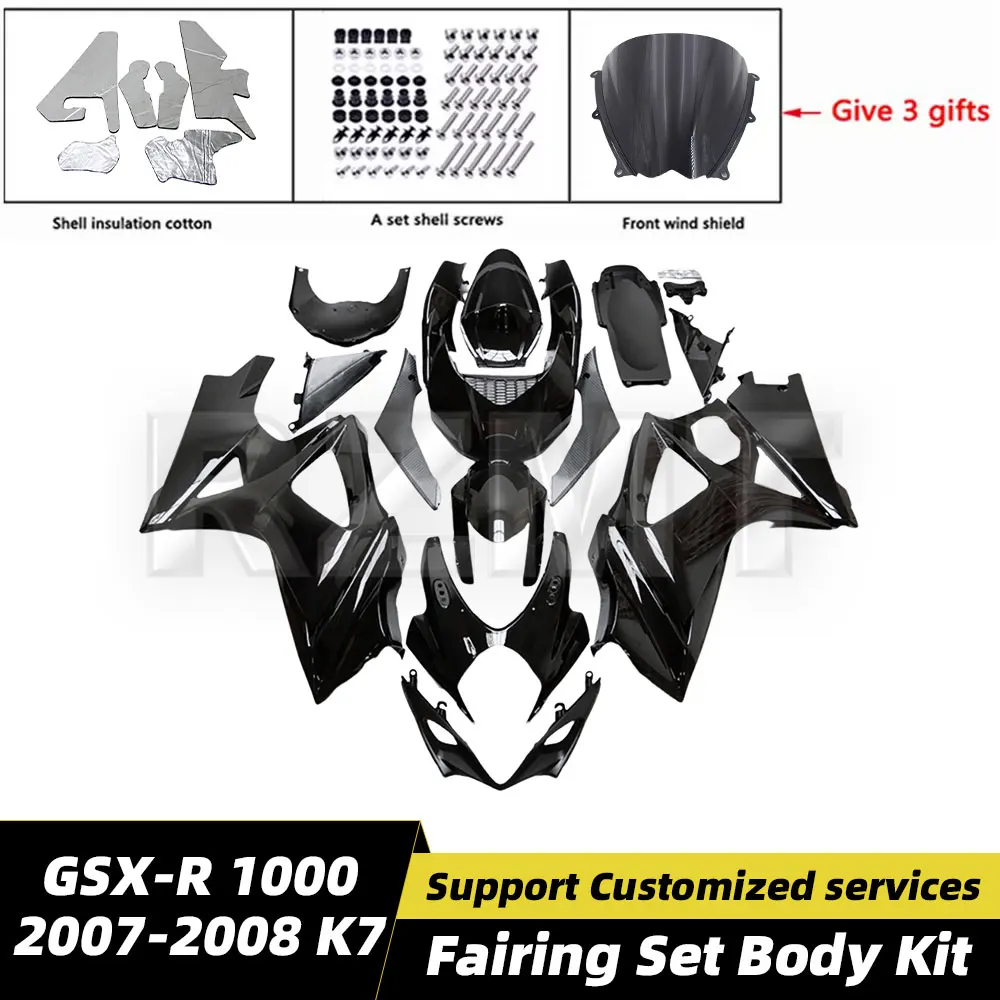 

For Suzuki GSX-R 1000 2007-08 K7 ABS Plastic Motorcycle Fairing Set Accessories Injection Body Kit Bodywork Set 07-08 S1007-125a