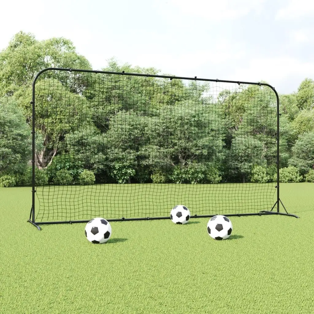 Football Rebounder Net - Adjustable 144x35cm HDPE Training Aid for Skill Development