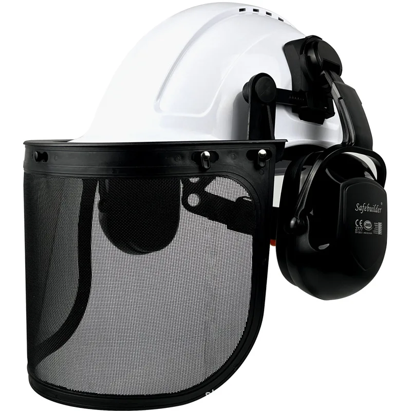 Garden Trimmer Protective Mask Industrial Forestry Safety Helmet ear protector Trimmer Parts Lawn Mower Accessories