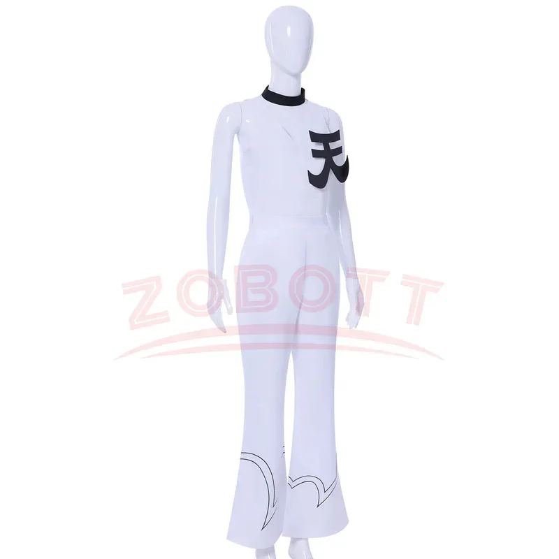 

COSda@Anime PANTY & STOCKING With GARTERBELT Angel Sisters Panty & Stocking Official Cosplay Costume Men Sexy Black White Bodysu