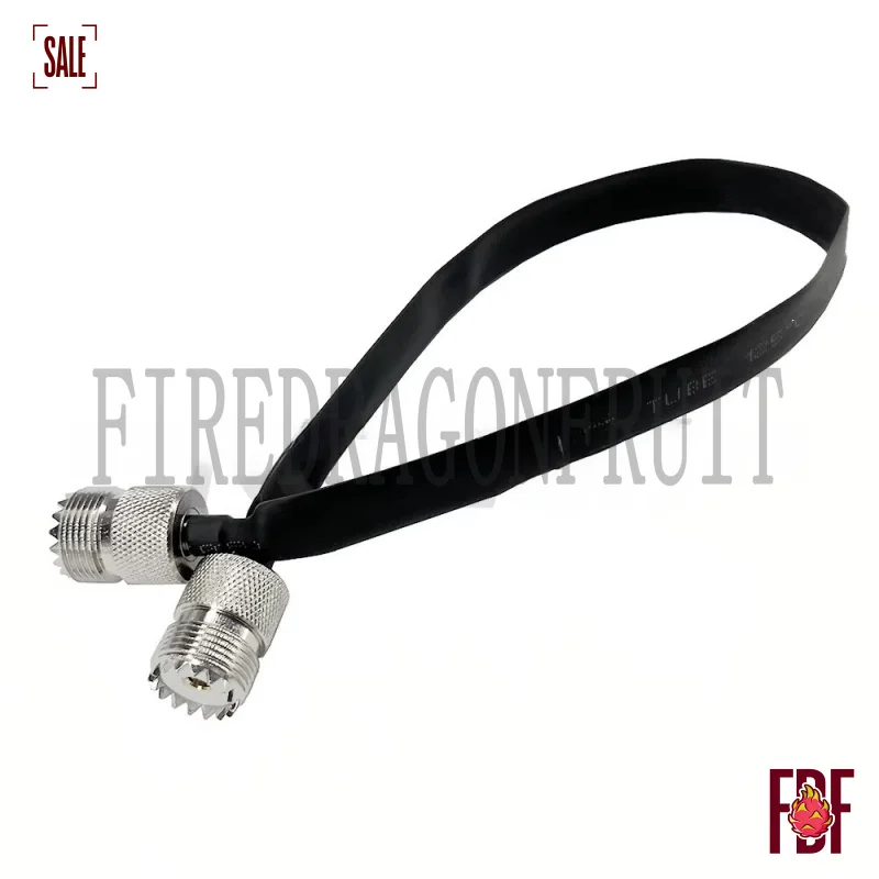 

50 Ohm RG58 Coaxial SO239 UHF Female to PL259 UHF Male Connectors Frequency Low Loss RF Jumper Wire Antenna Radio