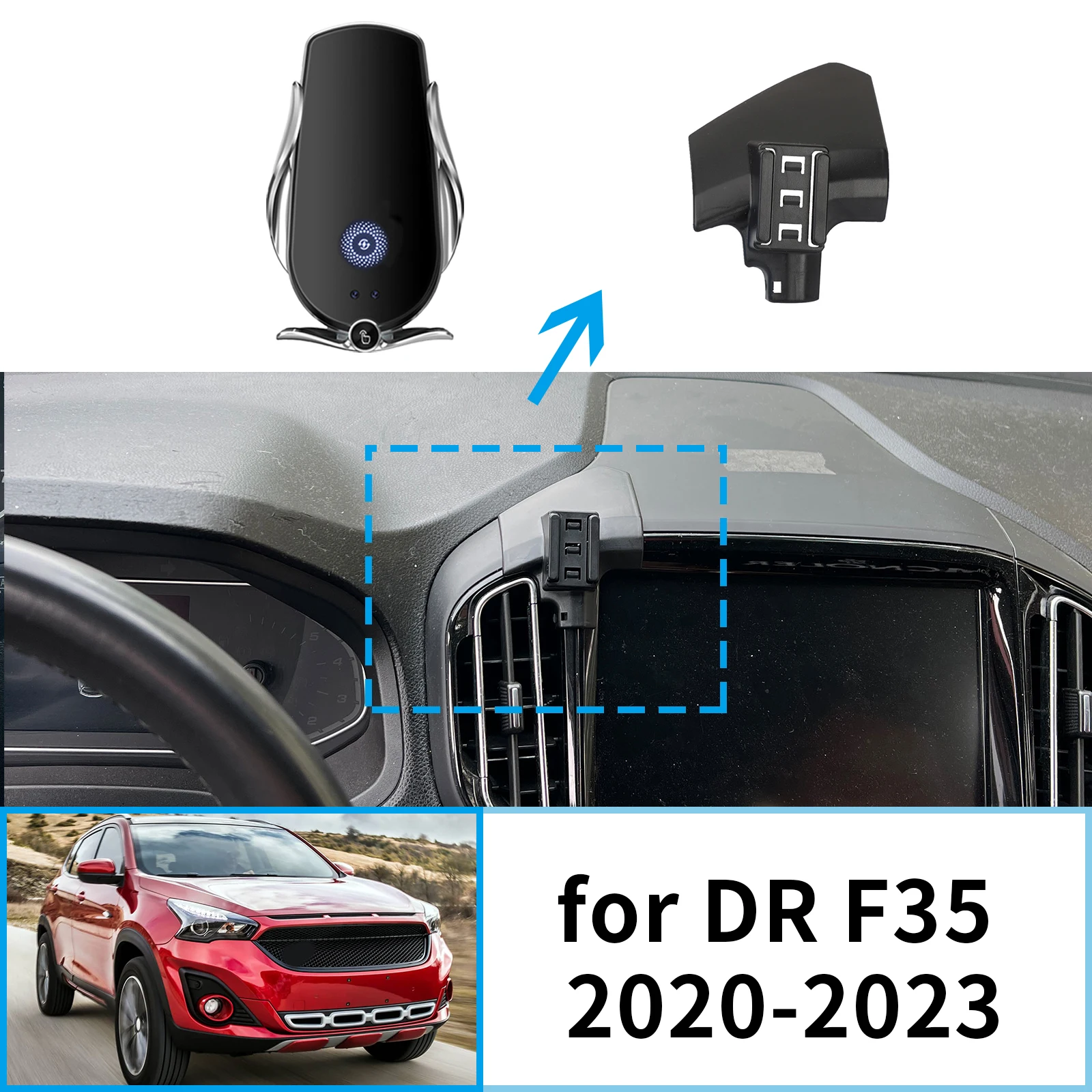 

Car Mobile Phone Holder for DR F35 2020 2021 2022 2023 GPS Bracket Navigation Stand Auto Accessories