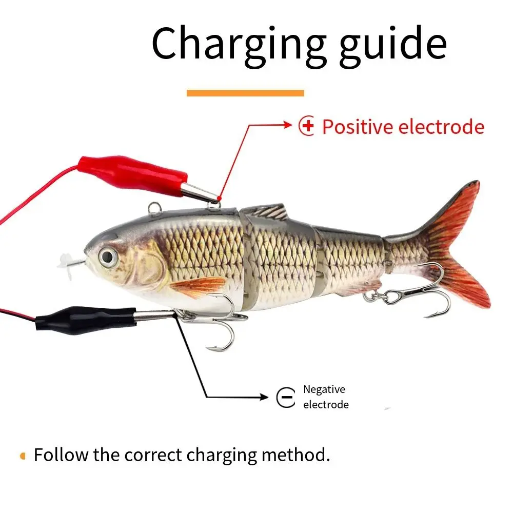 

Электрическая приманка для бионической рыбы, воблеры, 3D автоматические наживки для плавания, комплект рыболовных приманок, светодиодный светильник, многосоставная приманка для плавания, жесткая рыболовная приманка