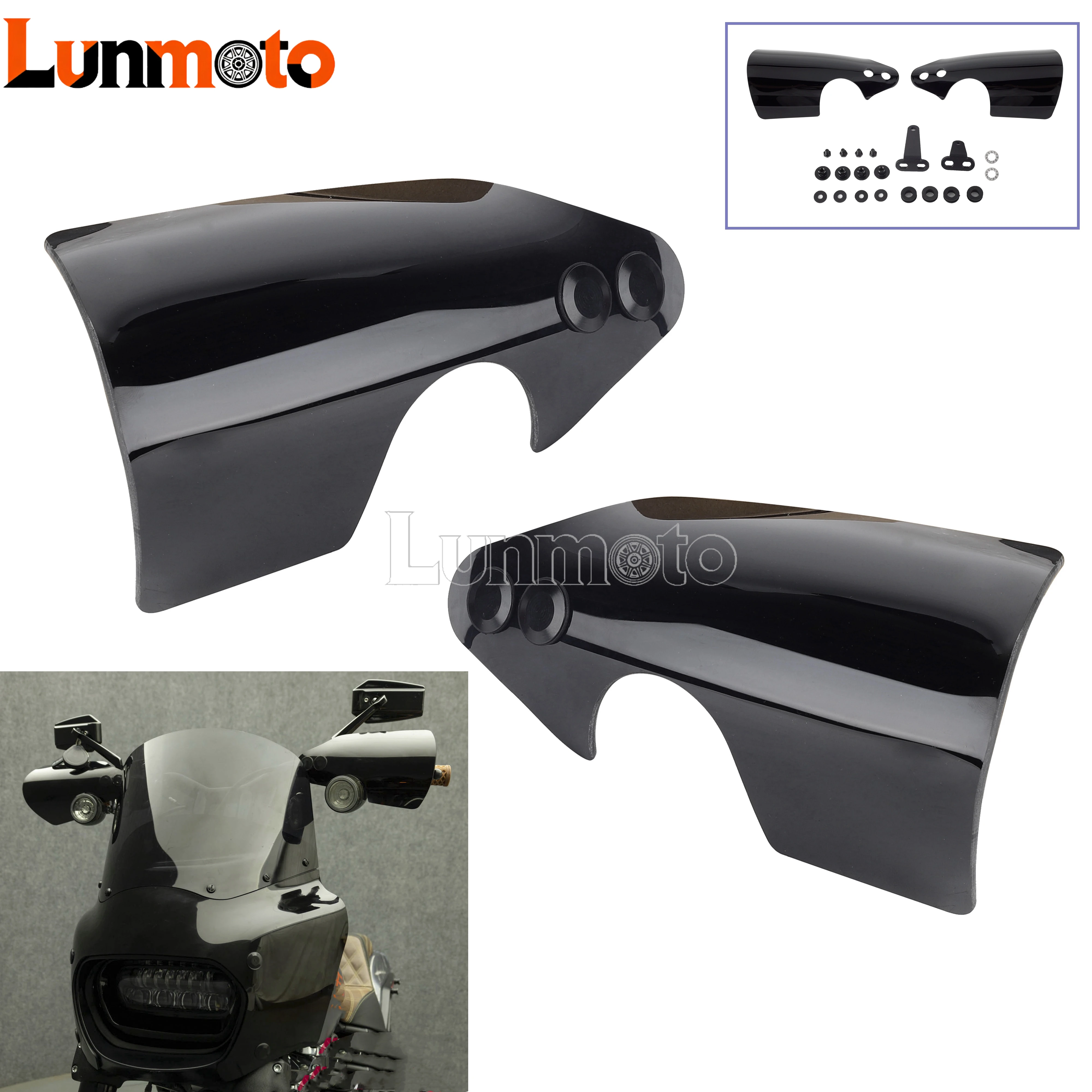 

Защитные накладки на руль для Harley Softail FLFB Fat Bob FXFB Breakout FXBR 2018-19 Slim FLSL 2018-21 Low Rider FXLR 2018-2020