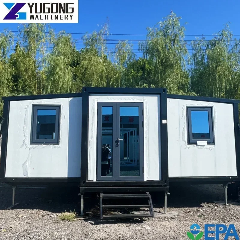 China Gable Roof Standard Pre Fab Container House 20ft Portable Expandable Customized Folding Simple Home Container Houses Sale