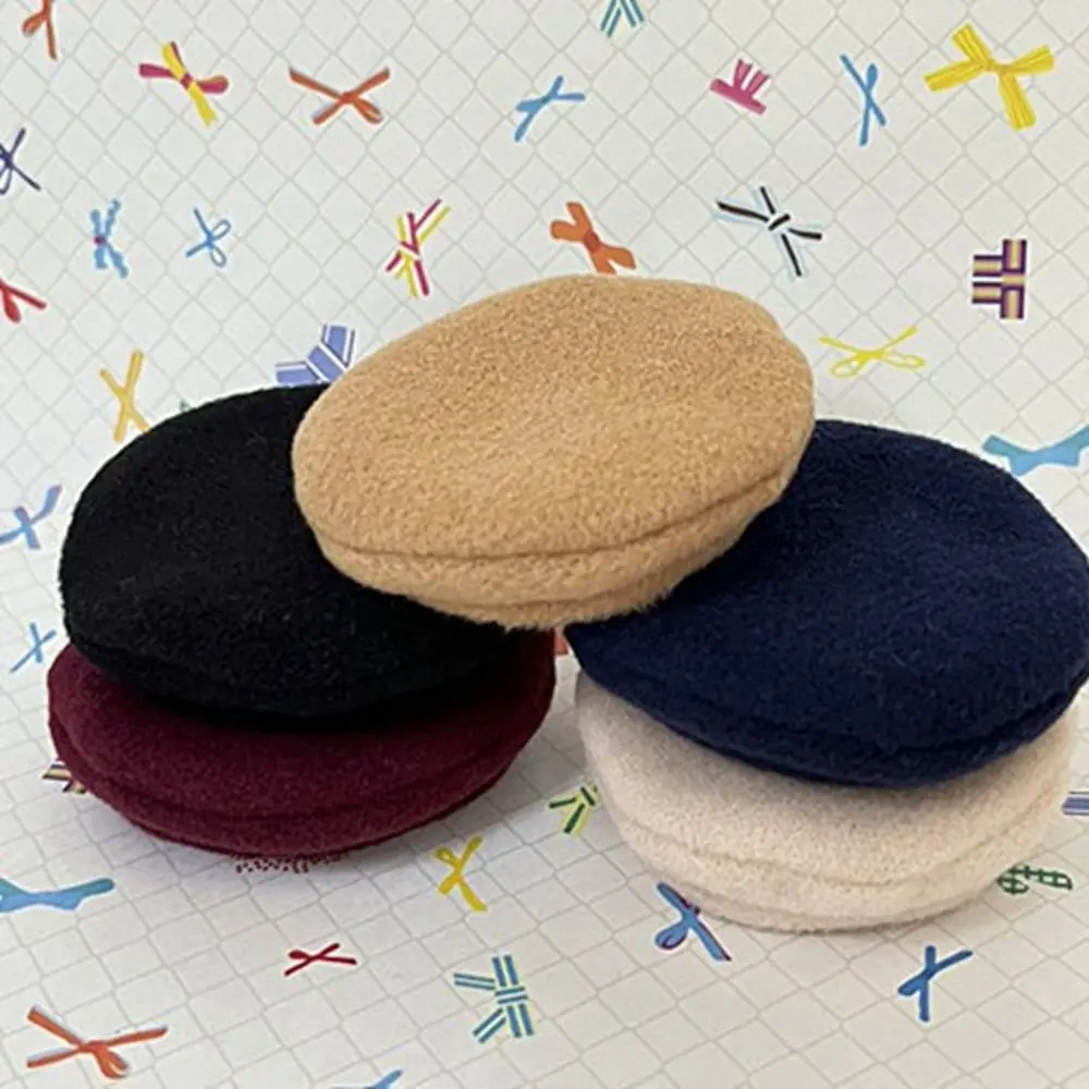 5 colori bambola berretto cappello per 1/11 bambole OB11 per 1/12 bambole BJD moda rosso marrone cappello di lana accessori cappello bambini giocattoli regalo fai da te