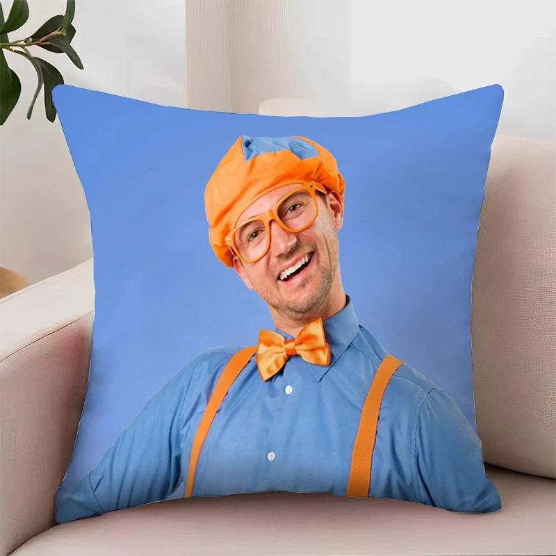 Cover for Pillow Cases 45x45 Cushion Cover B-Blippi Bed Pillowcases Decorative Pillowcase 40x40 Home Decoration Cushions Covers