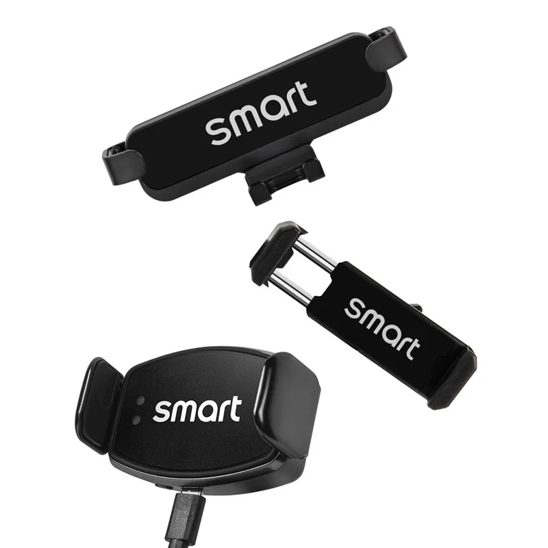 for Smart Fortwo Forfour 451 Car Charger Magnetic Phone Holder Automatic Sensor Phone Holder 15W Fast Wireless Phone Support