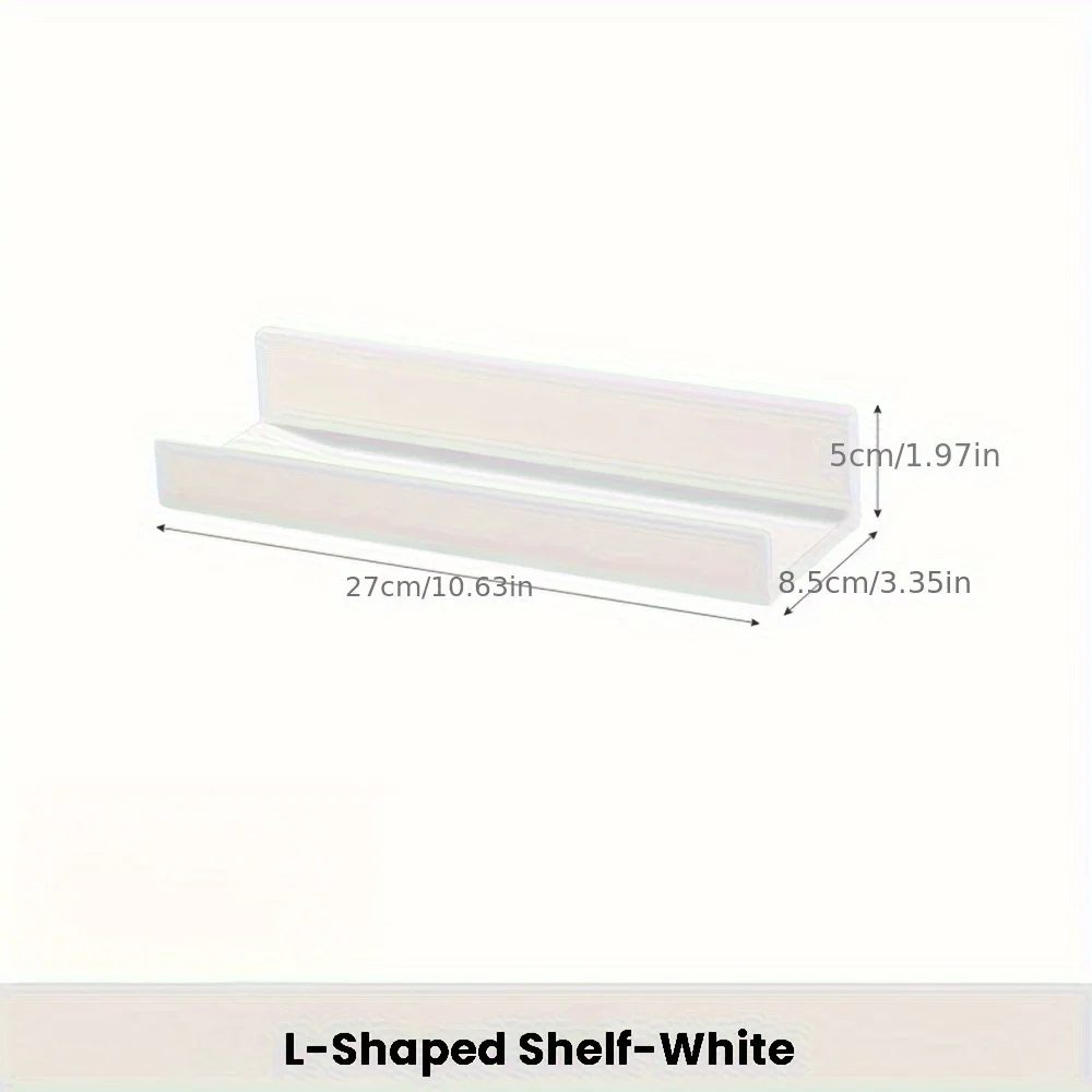 Floating shelves - An expandable storage system suitable for bathrooms and kitchens, capable of holding skincare products