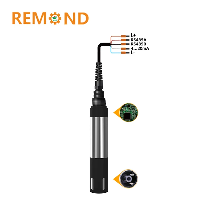 DO Sensor Probe RS485 Electrode Online Digital Optical Sensor Immersion Type Dissolved Oxygen Sensor Probe for Water Treatment