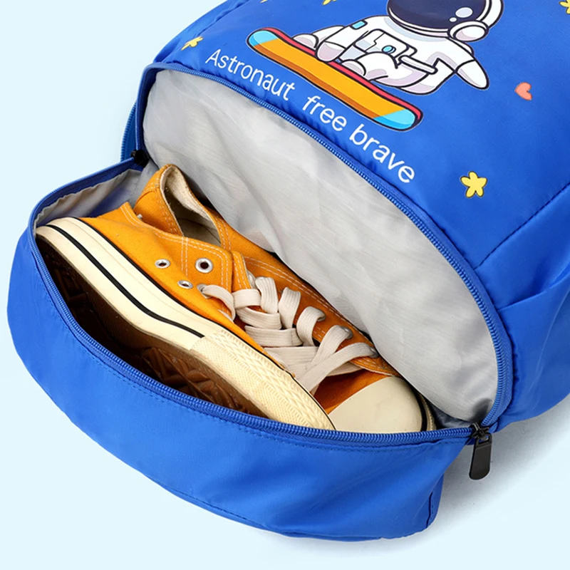 Kids Swimming Backpack Children Dry Wet Sports Gym Fitness Bag Waterproof Beach Shoulder Rucksack  Cartoon Travel Duffel Pack