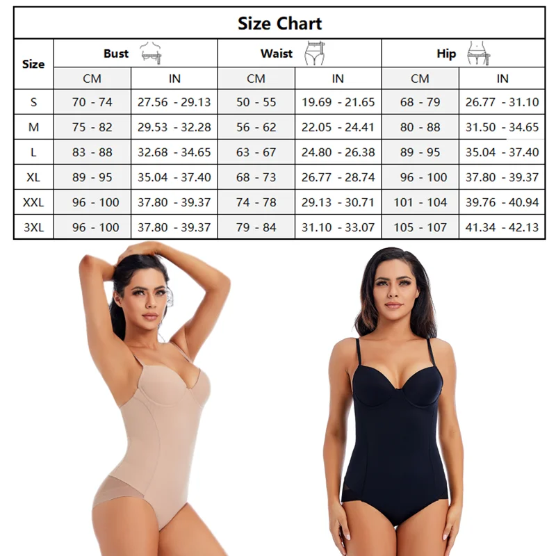 Bodysuit Women Shapewear Body Shaper With Cup Compression Bodies Belly Sheath Waist Trainer Reductive Slimming Underwear