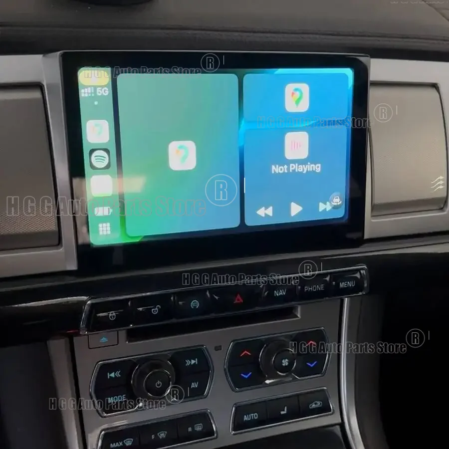 DSP Carplay For Jaguar XF 2009-2015 GPS Navi BT 9'' Android Car Radio HU QLED Screen Car Multimedia Video Palyer GPS Navigation