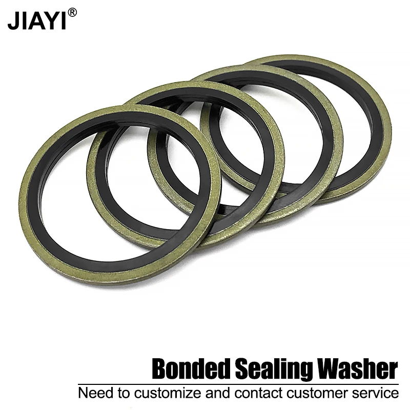 10 pcs O-ring set Sealing ring fastener Zinc-plated high pressure oil resistant gasket M6 M10 M12 M14 M26 M36 M48 M65