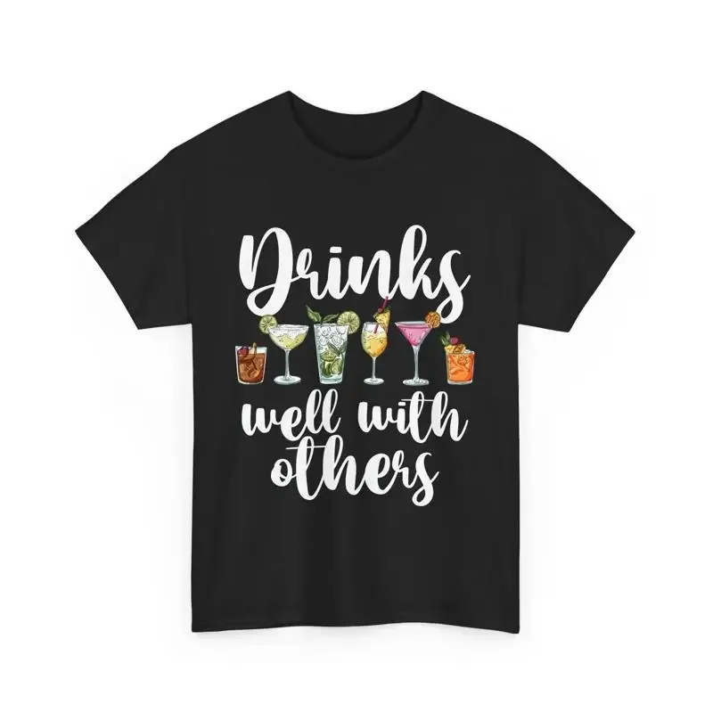 T-shirt de barman mixologue : Mélangez bien les boissons avec les autres