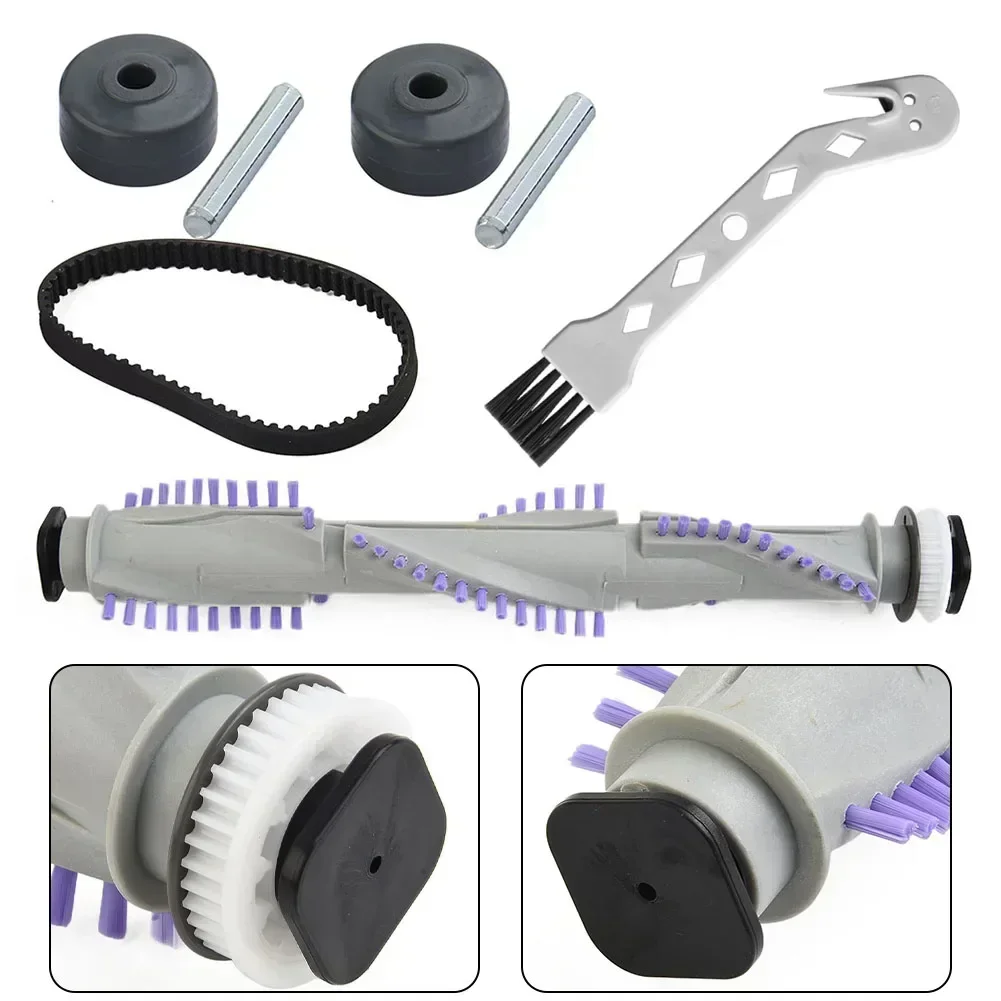 1 Set Front Wheels+1pc Brush Roll+1pc Belt+1pc Cleaning Brush For Shark Navigator Rotator Vacuum 117FFJ Accessories