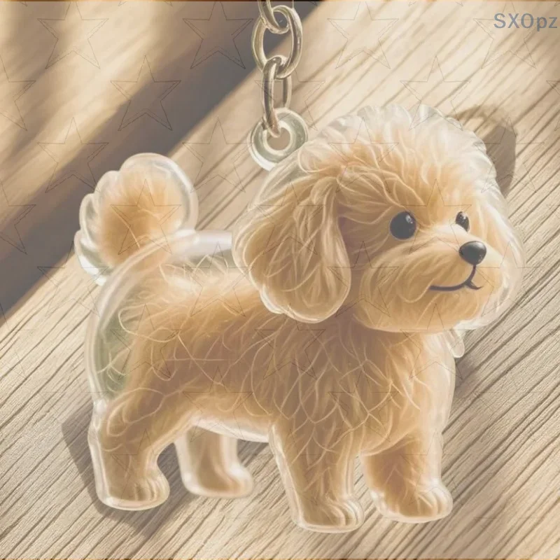 

Dog Shape Pet Hair Storage Box Transparent DIY Handmade Pet Hair Keychain Backpack Decor Accessories Souvenir Collection Gift