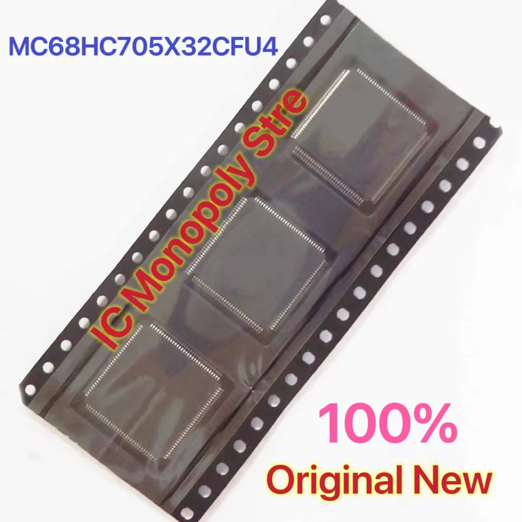 2-5pcs MC68HC705X32CFU4 MC68HC705X32 CFU4 QFP-64