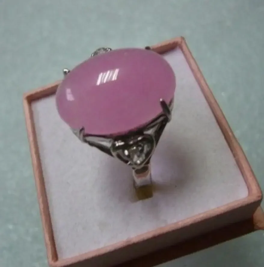 

fine pink jades bead new ring(#6,7,8,9,10)