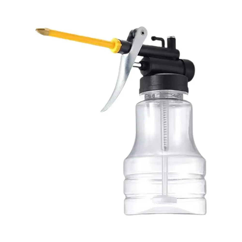 250ml Oil Can Oiler Lubrication Oil Plastic Machine Pump High Pressure Pump Oiler Grease Gun Car Tools