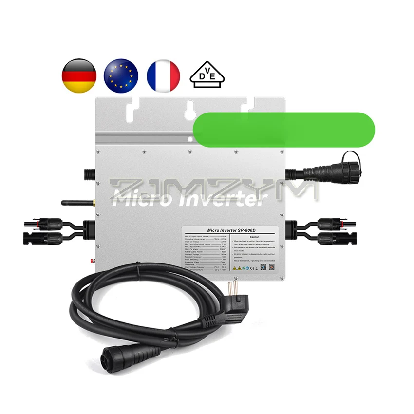 Micro Inverter SPD-800W Solar Grid Connected Inverter IP67 Household Balcony Small Power Station 14 X 2A input current
