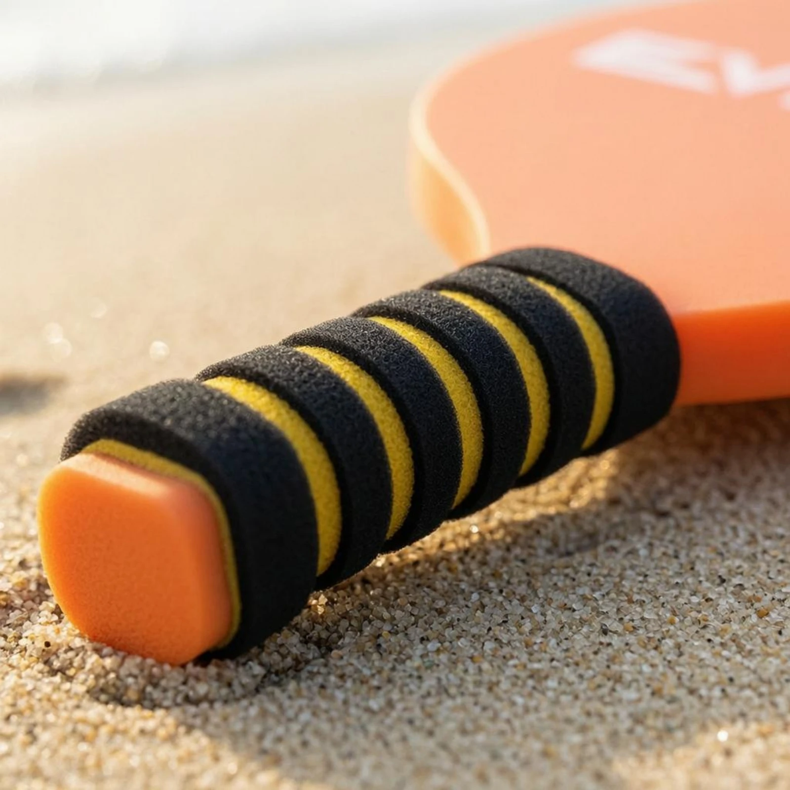 

Pair of Wooden Paddles Grip Bands Wooden Beach Paddle Recreation Gear Even